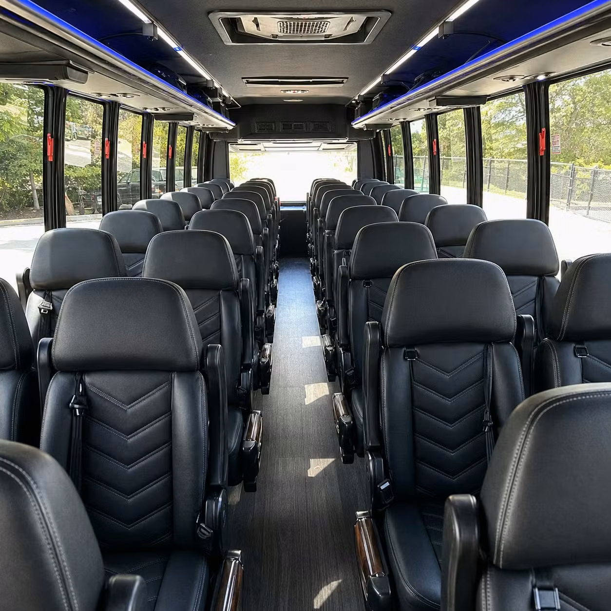 30 passenger minibus inside