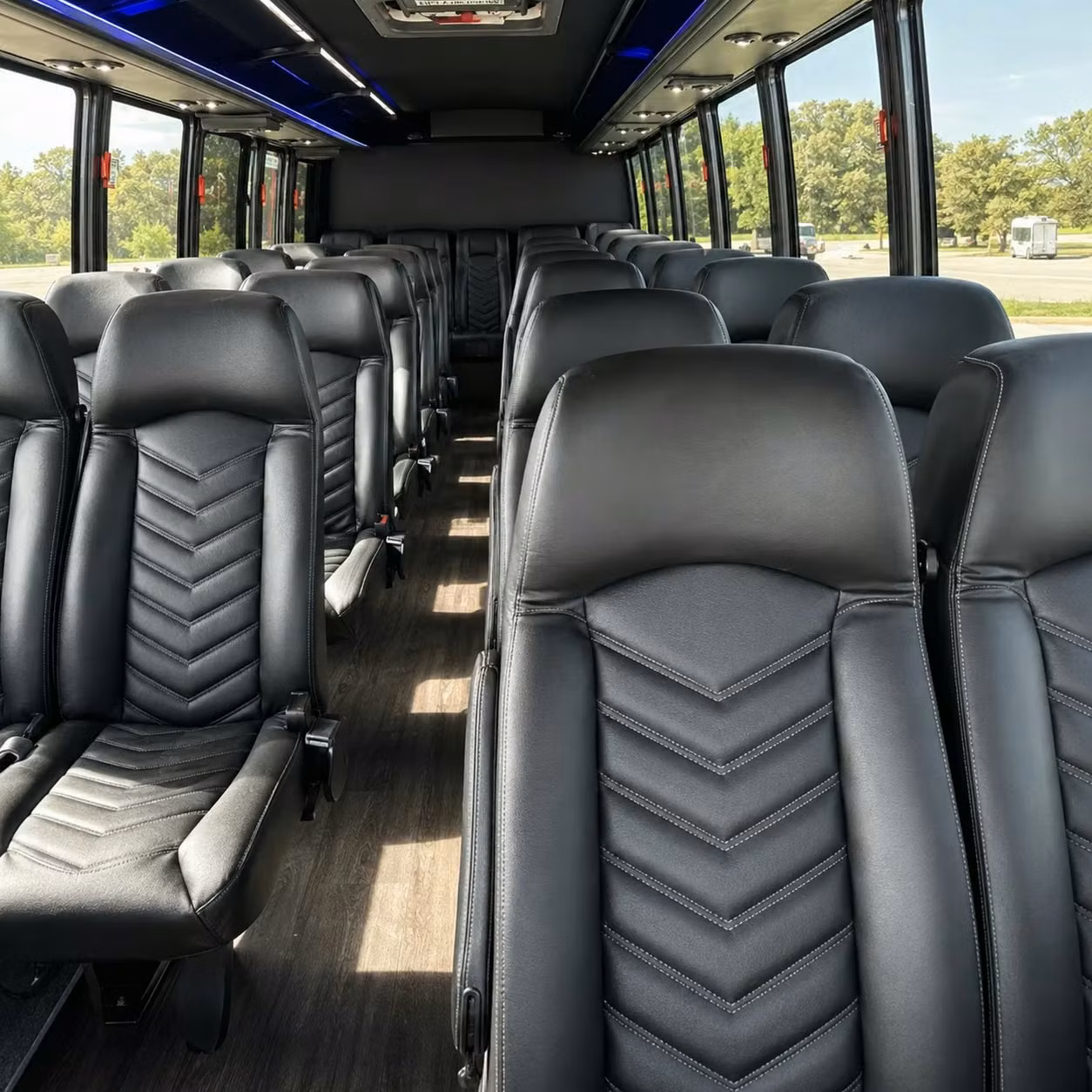 30 passenger minibus interior