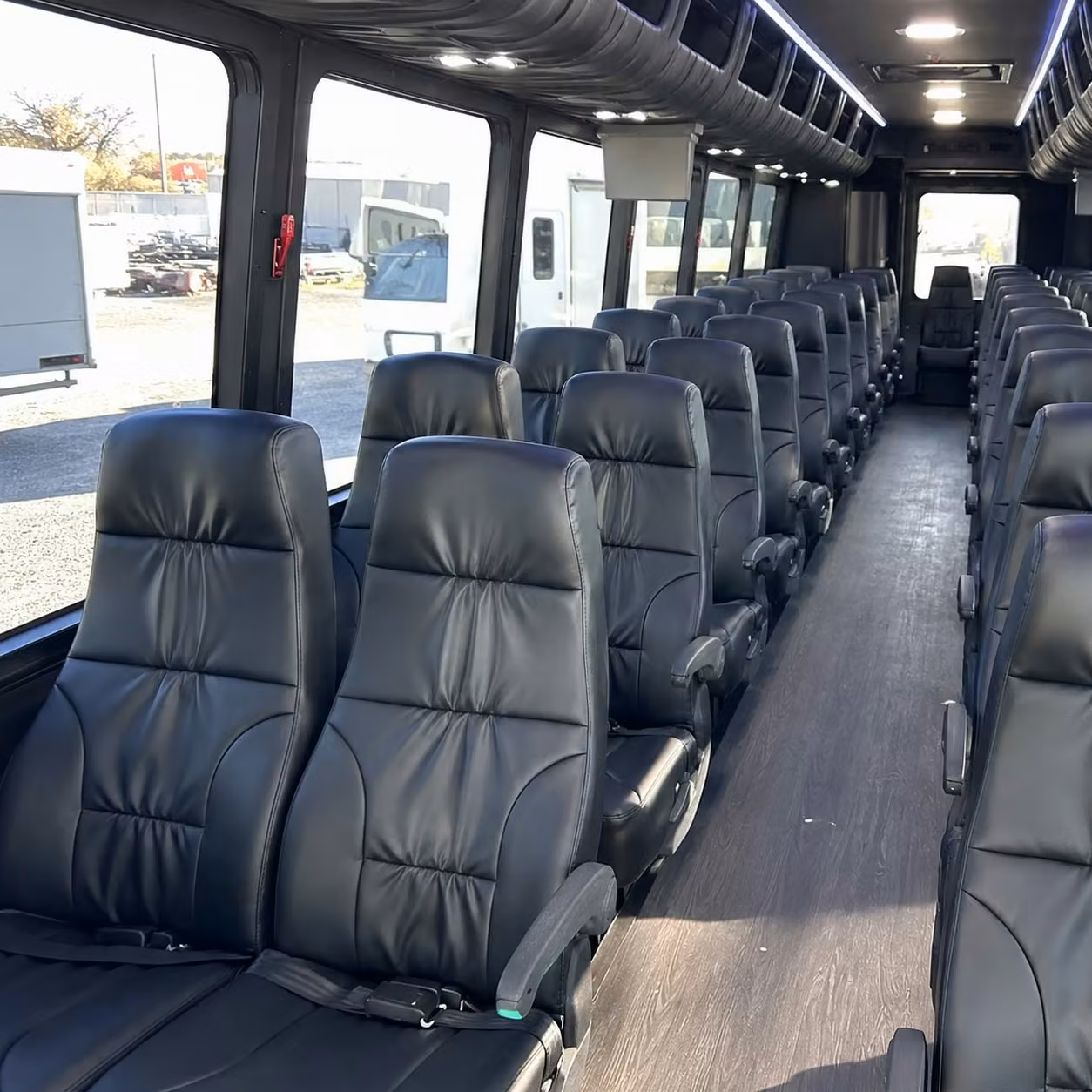 35 passenger minibus inside