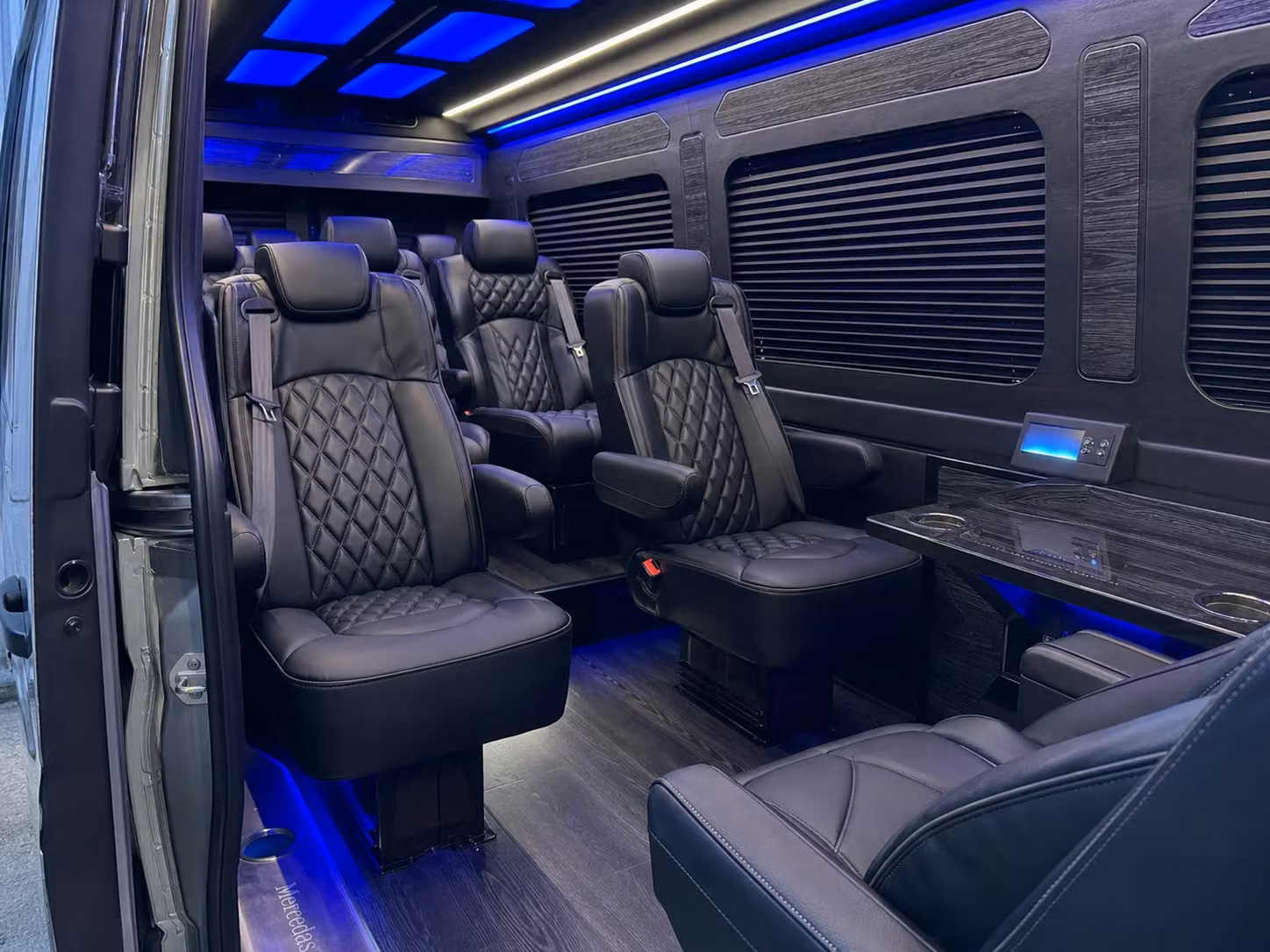 sprinter van transportation for groups and events across cranston